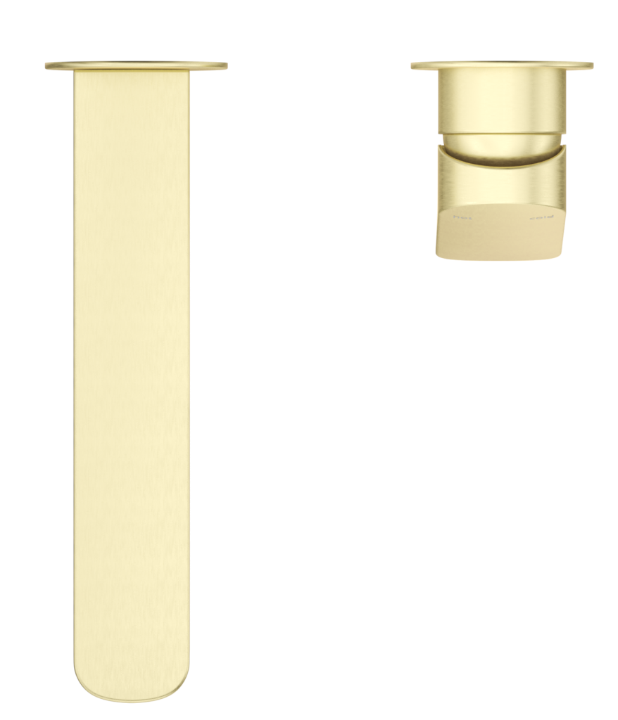 Kaza Wall-Spout Combo - 2P - TRIM KIT - French Gold