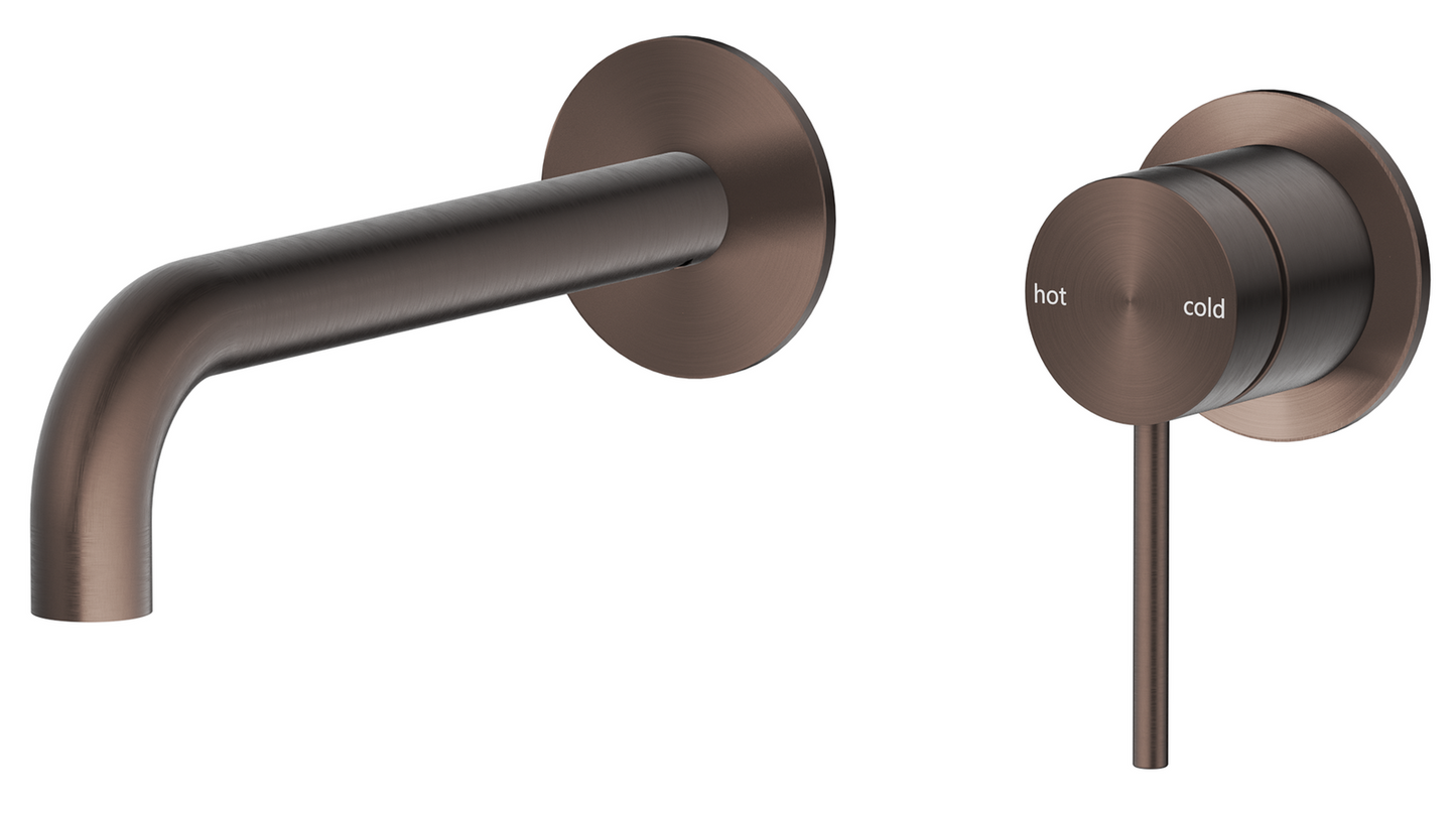 Mica Wall-Spout Combo - 2P - TRIM KIT - Dusk Bronze