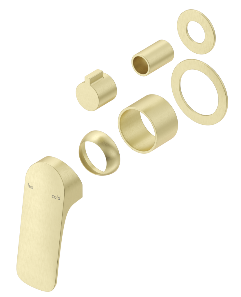 Kaza Mixer Diverter - 2P - TRIM KIT - French Gold