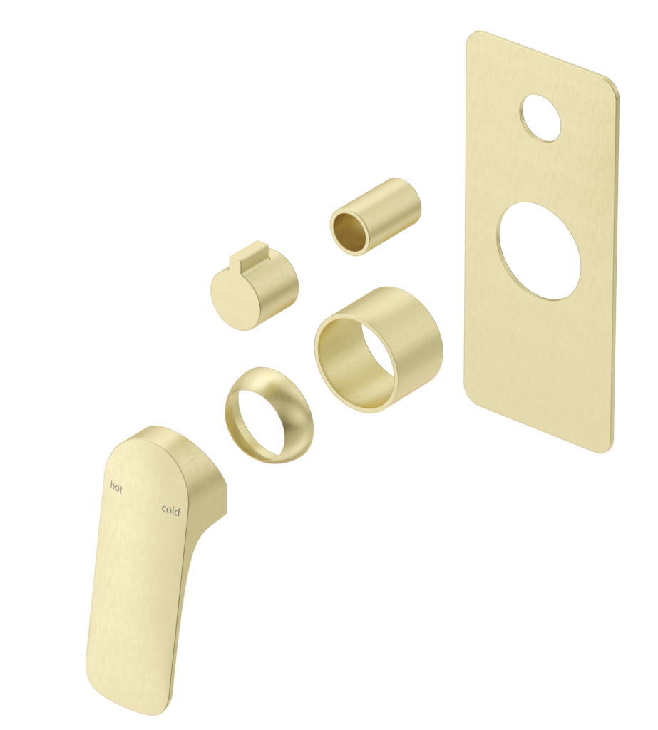 Kaza Mixer Diverter - 1P - TRIM KIT - French Gold