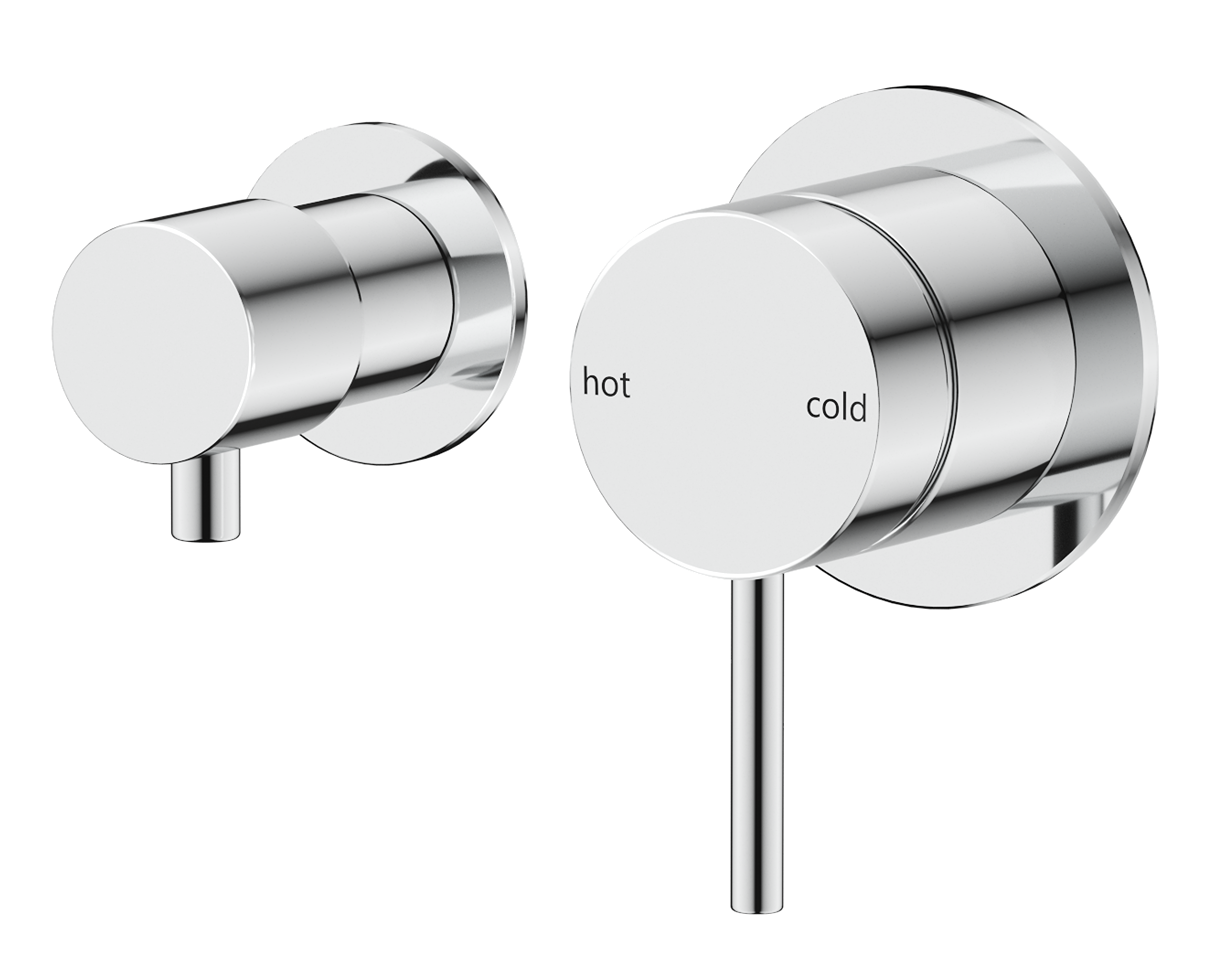 Mica Shower Mixer Diverter - SW - TRIM KIT - Chrome