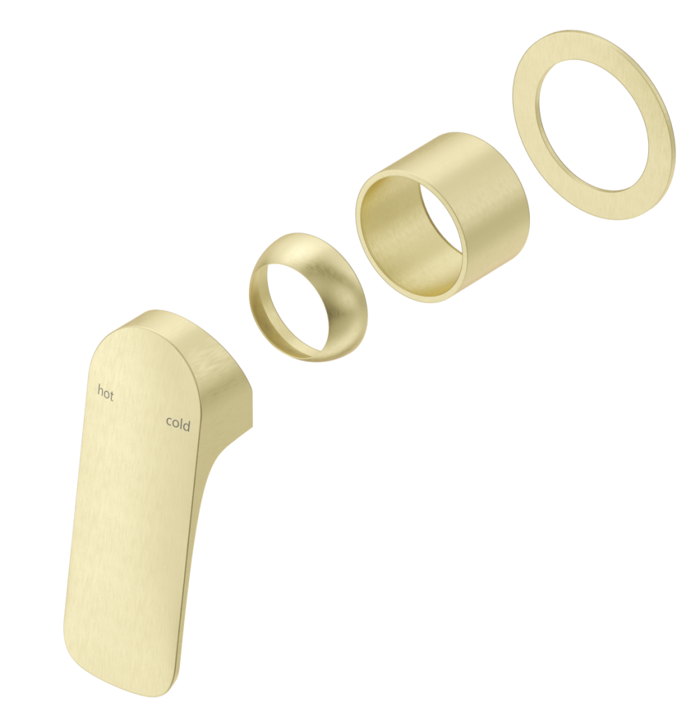 Kaza Shower Mixer - Round - TRIM KIT - French Gold