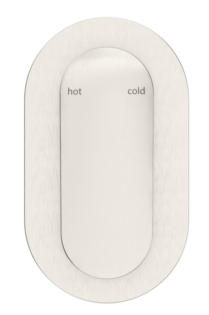 Lantra Shower Mixer - Oval - TRIM KIT - Brushed Nickel