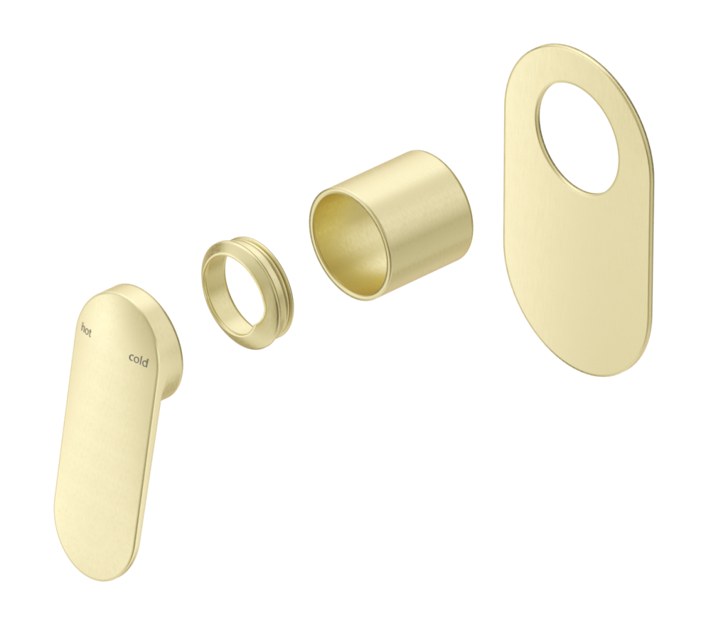 Lantra Shower Mixer - Oval - TRIM KIT - French Gold