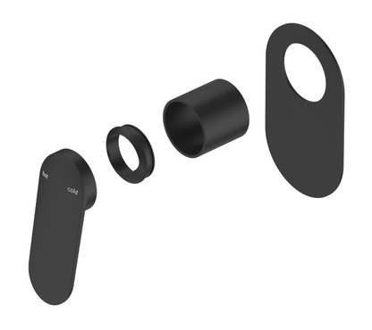 Lantra Shower Mixer - Oval - TRIM KIT - Black