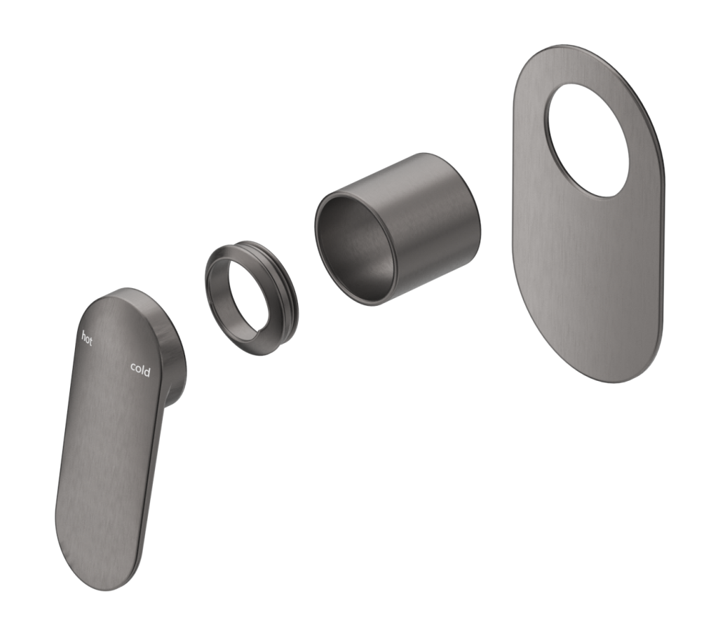 Lantra Shower Mixer - Oval - TRIM KIT - Gunmetal