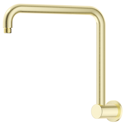 Mica Gooseneck Wall Shower Arm - French Gold