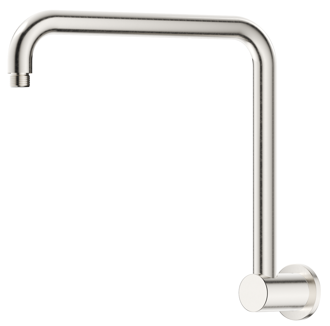 Mica Gooseneck Wall Shower Arm - Brushed Nickel