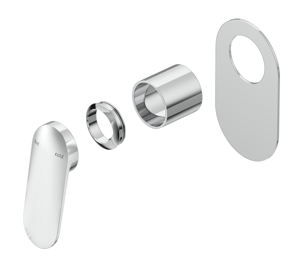 Lantra Shower Mixer - Oval - TRIM KIT - Chrome