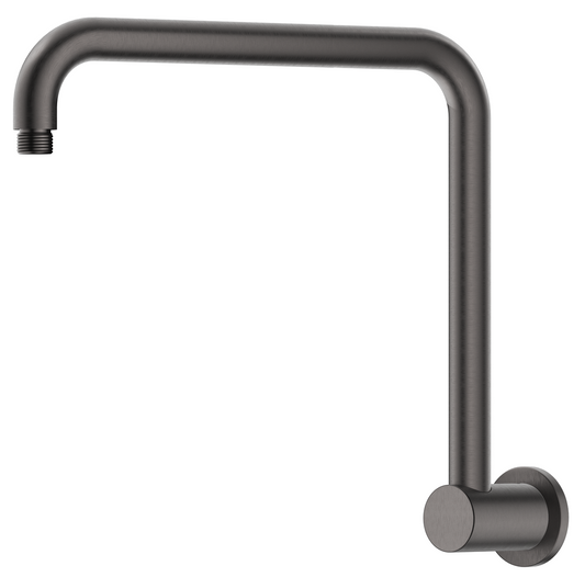 Mica Gooseneck Wall Shower Arm - Gunmetal