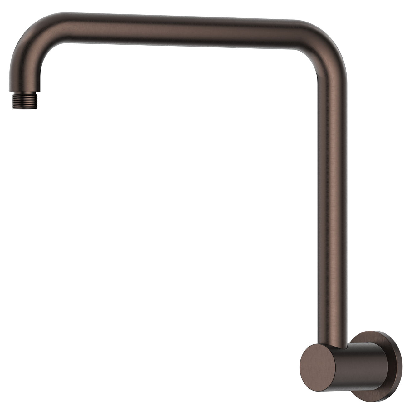 Mica Gooseneck Wall Shower Arm - Dusk Bronze