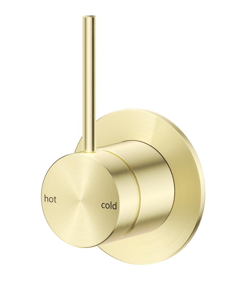 Mica Shower Mixer - Upwards Handle - TRIM KIT- French Gold