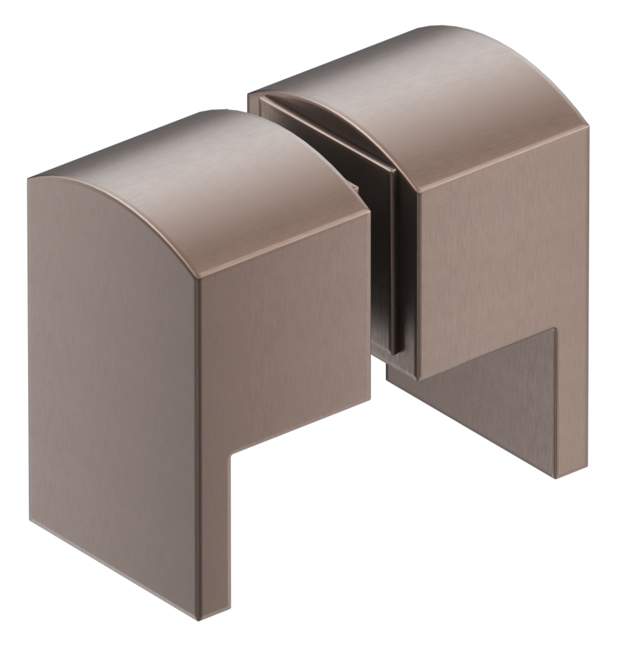 Square Lever Shower Handle - DUSK BRONZE
