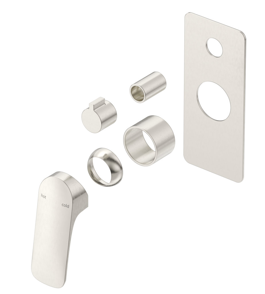Kaza Mixer Diverter - 1P - TRIM KIT - Brushed Nickel