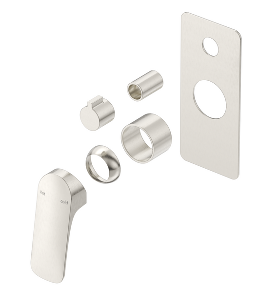 Kaza Mixer Diverter - 1P - TRIM KIT - Brushed Nickel