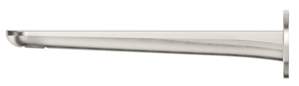 Lantra Bath Spout - 220mm - Brushed Nickel