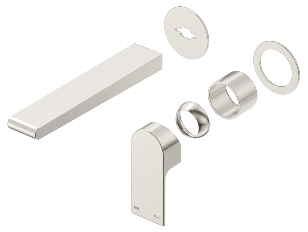 Eleniko Wall-Spout Combo - 2P - TRIM KIT - Brushed Nickel