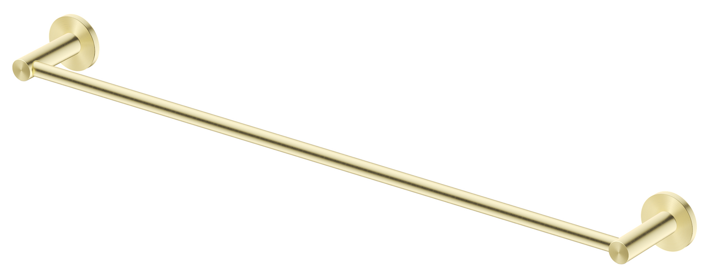 Mica Single Towel Rail - 800mm - French Gold