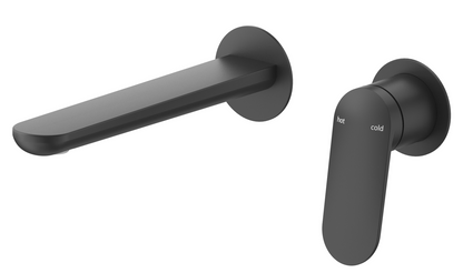 Lantra Wall-Spout Combo - 2P - TRIM KIT - Black