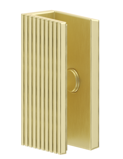 Fluted Shower Bracket 50x25 - FRENCH GOLD