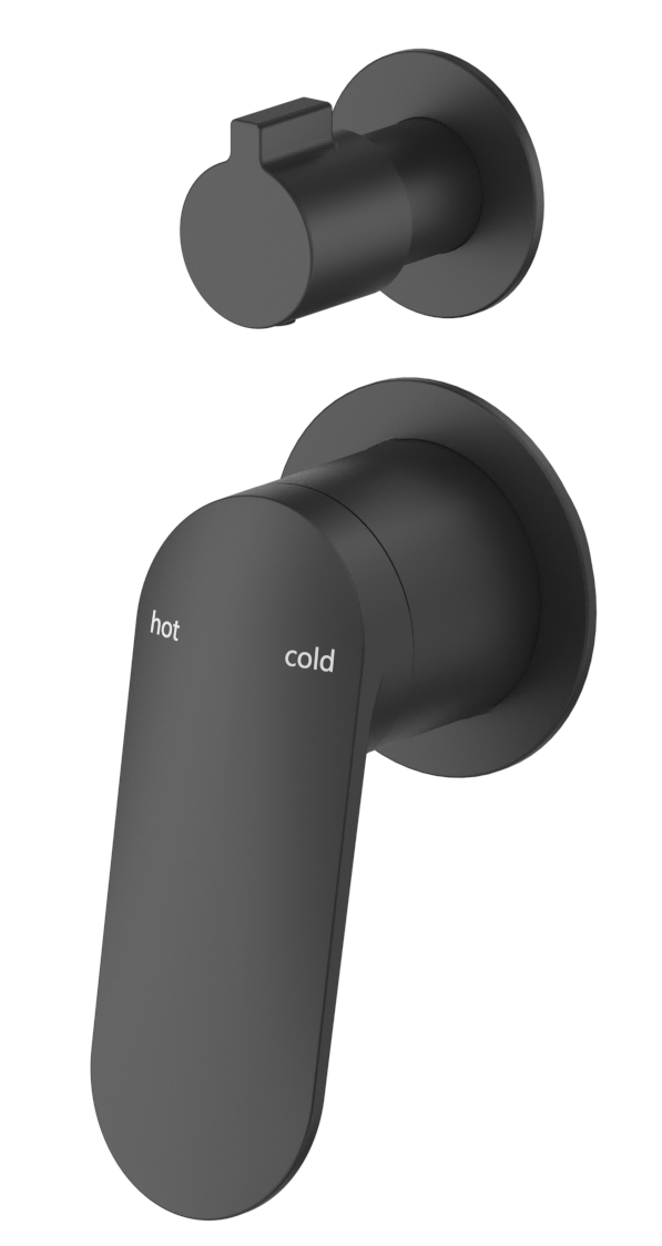 Lantra Mixer Diverter - 2P - TRIM KIT - Black