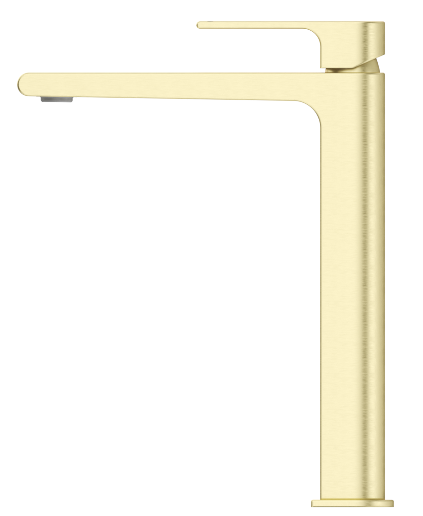 Beki TALL Basin Mixer - French Gold