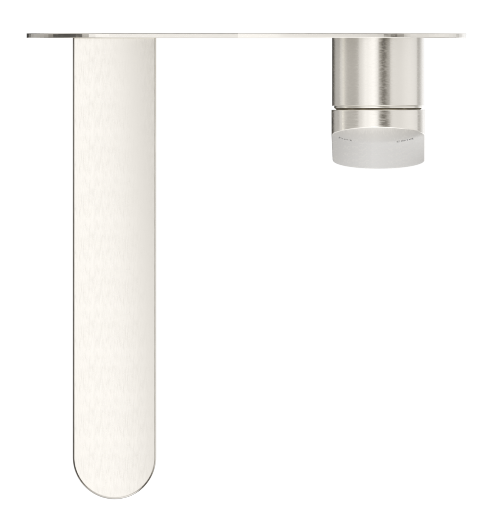 Lantra Wall-Spout Combo - 1P - TRIM KIT - Brushed Nicke