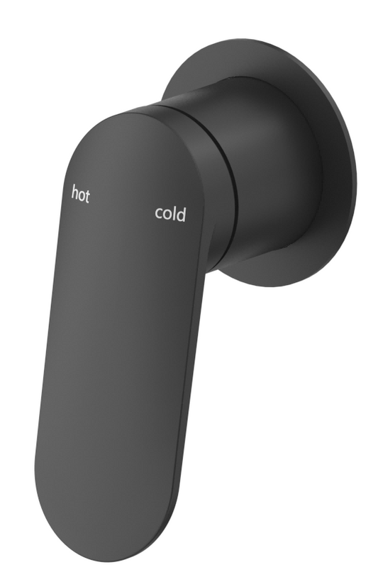 Lantra Shower Mixer - Round - TRIM KIT - Black