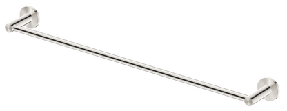 Mica Single Towel Rail - 800mm - Brushed Nickel