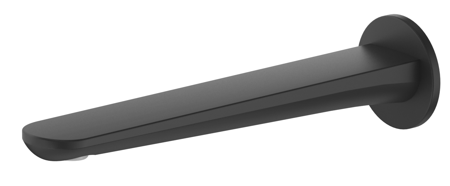 Lantra Bath Spout - 220mm - Black