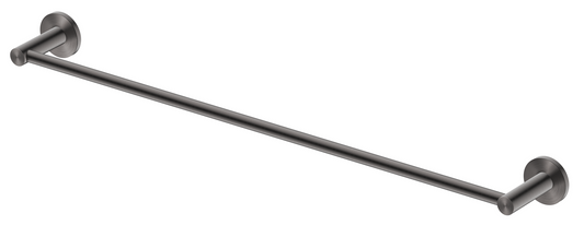 Mica Single Towel Rail - 600mm - Gunmetal