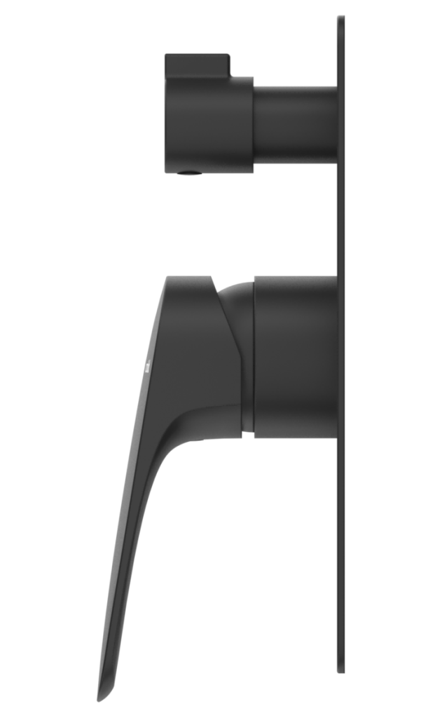 Kaza Mixer Diverter - 1P - TRIM KIT - Black
