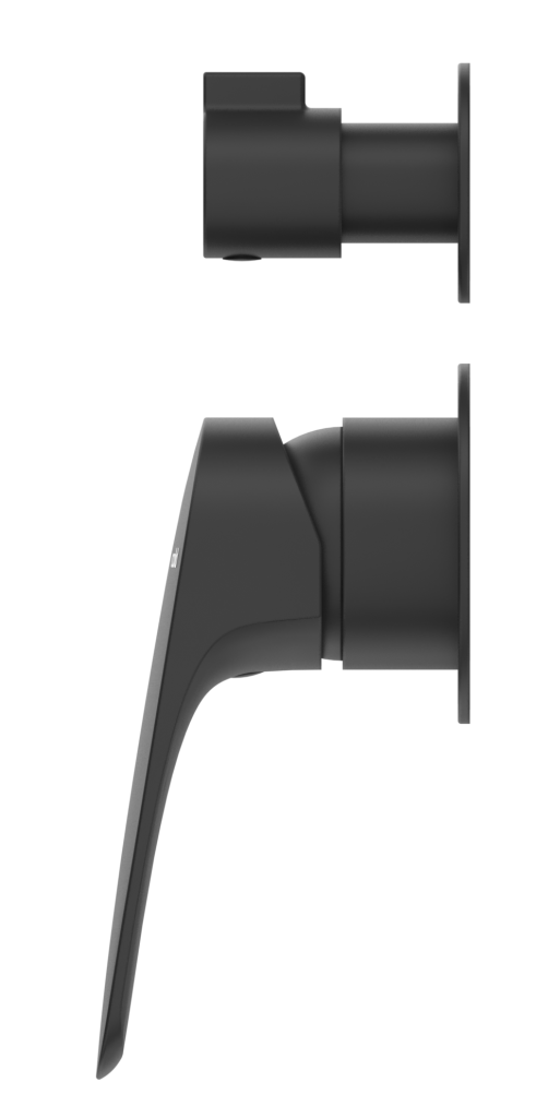 Kaza Mixer Diverter - 2P - TRIM KIT - Black