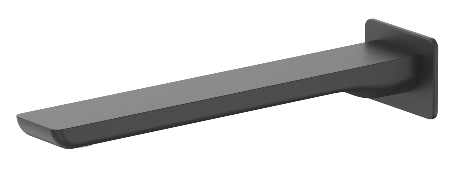 Tiago Bath Spout - 220mm - Black