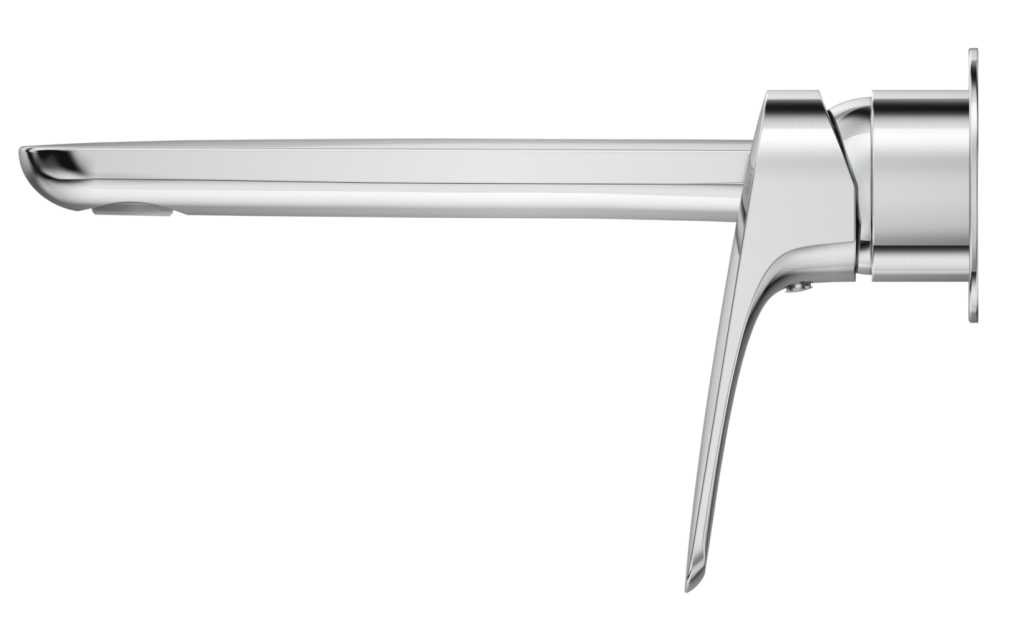 Kaza Wall-Spout Combo - 2P - TRIM KIT - Chrome