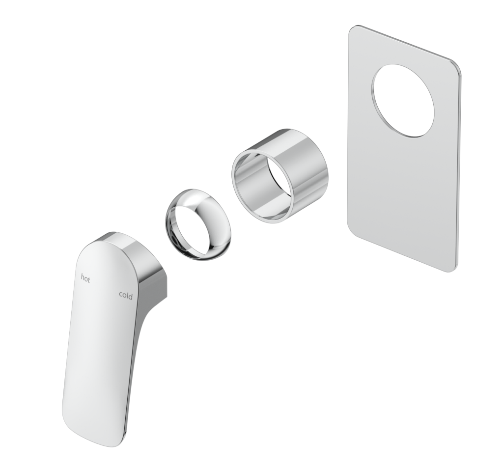 Kaza Shower Mixer - TRIM KIT - Chrome