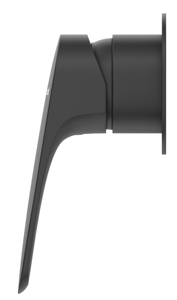 Kaza Shower Mixer - Round - TRIM KIT - Black