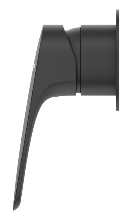 Kaza Shower Mixer - Round - TRIM KIT - Black