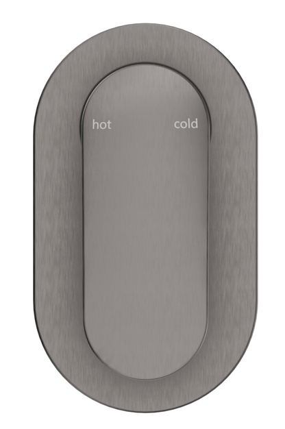 Lantra Shower Mixer - Oval - TRIM KIT - Gunmetal