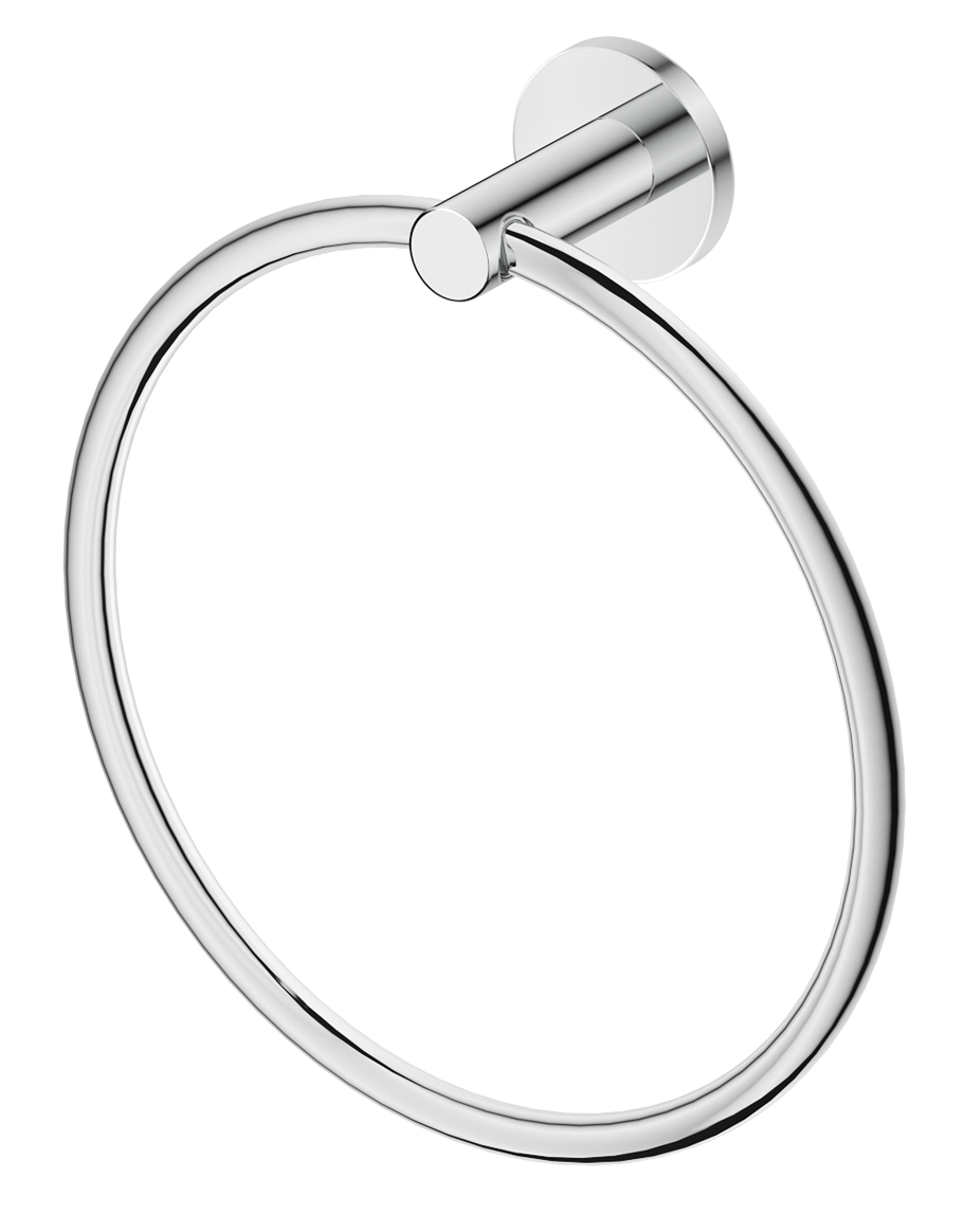Mica Towel Ring - Chrome