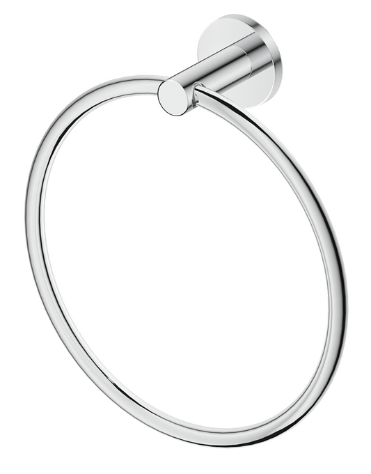 Mica Towel Ring - Chrome