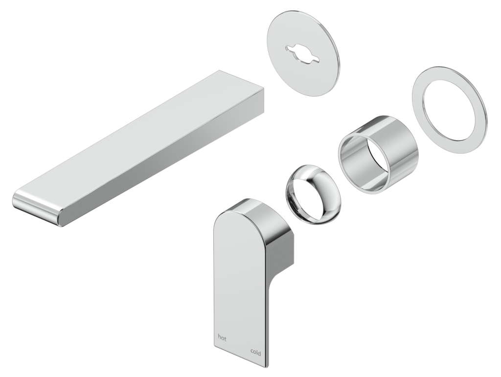 Eleniko Wall-Spout Combo - 2P - TRIM KIT - Chrome