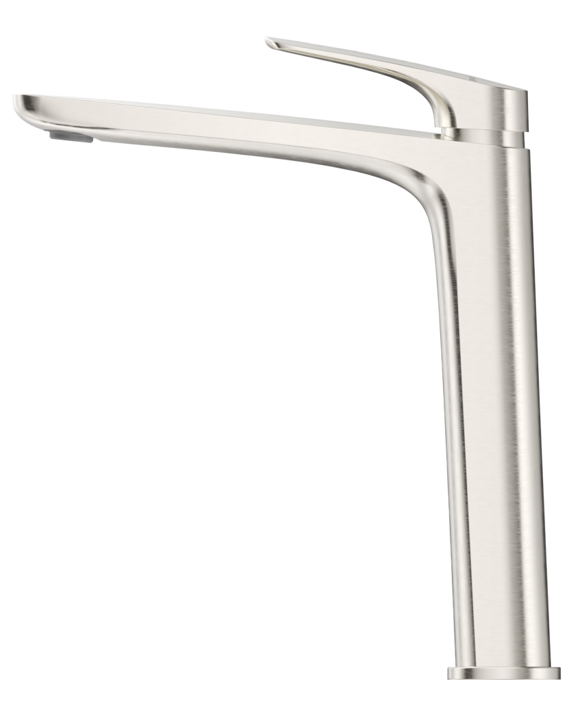 Kaza TALL Basin Mixer - Brushed Nickel