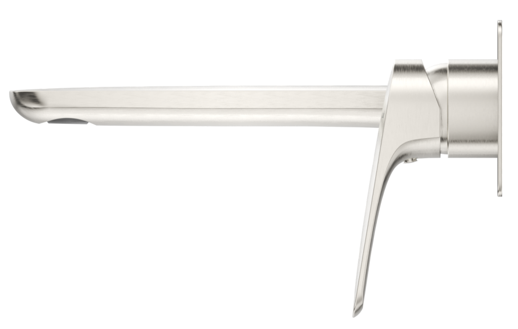 Kaza Wall-Spout Combo - 1P - TRIM KIT - Brushed Nickel