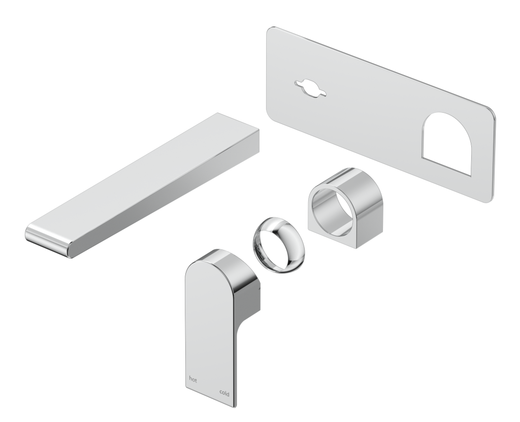 Beki Wall-Spout Combo - 1P - TRIM KIT - Chrome