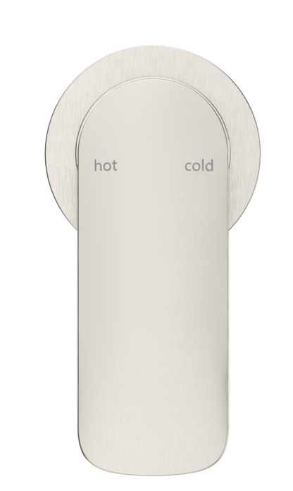 Kaza Shower Mixer - Round - TRIM KIT - Brushed Nickel