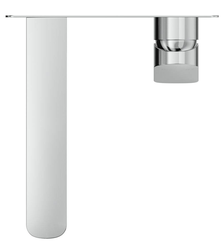 Kaza Wall-Spout Combo - 1P - TRIM KIT - Chrome