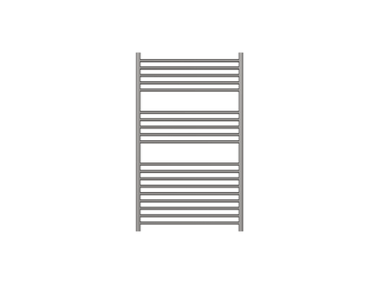 Allegra 19 Bar Wide Heated Towel Rail - Gunmetal