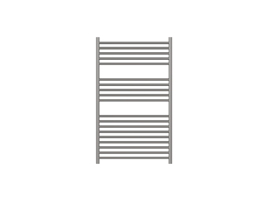 Allegra 19 Bar Wide Heated Towel Rail - Gunmetal
