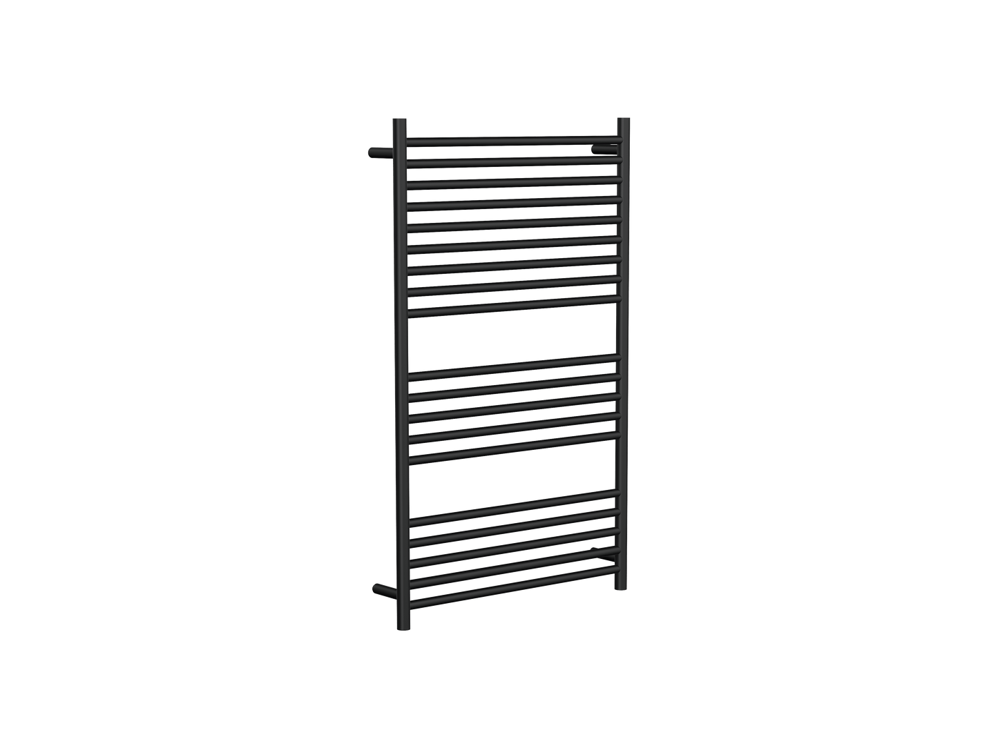 Allegra 19 Bar Wide Heated Towel Rail - Matte Black
